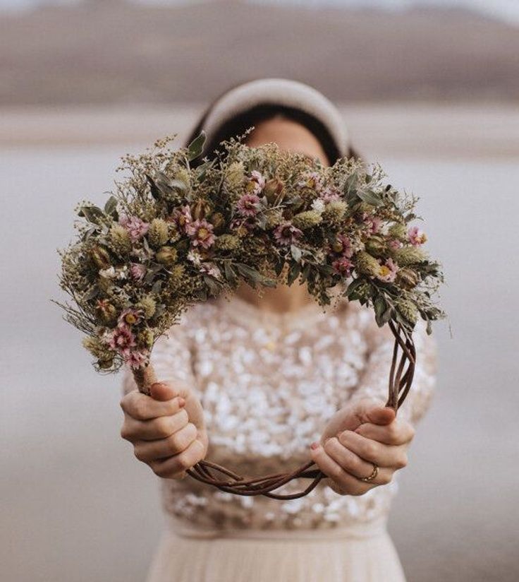 Botanical Tales | dried flower wreath for weddings