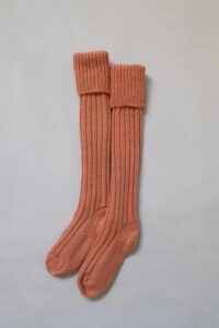 Naturally Dyed Wool Socks by Kathryn Davey - Sustainable gift guide by Curly Carrot Pinterest Marketing
