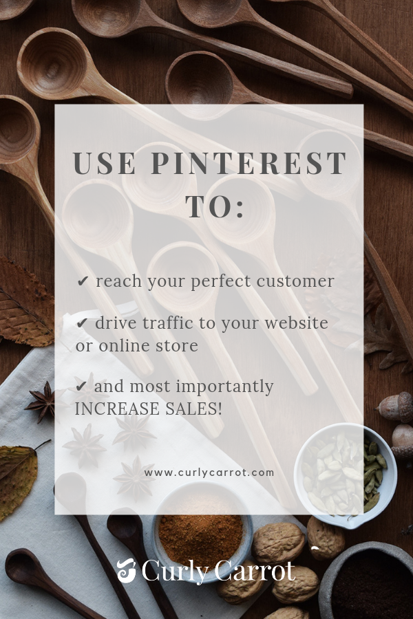 Pinterest Online Course for Creative Business Owners by Curly Carrot