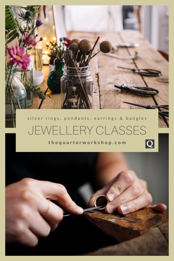 Jewellery classes for beginners at The Quarterworkshop in Birmingham